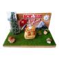 Preview: Geldgeschenk Holz-Diorama Schweiz alpine Landschaft