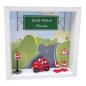 Preview: Strasse mit Verkehrsschildern und Auto