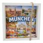 Preview: Geldgeschenk Verpackung München mit Sehenswürdigkeiten und Biergarten Motiv