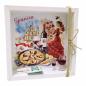 Preview: Geldgeschenk Verpackung Spanien mit Flamenco Tänzerin und transparenter Geschenkkartonage