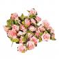 Mobile Preview: Rosen rosa mit kurzem Drahtstiel.Zum Basteln