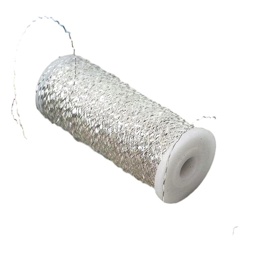 Preview: 35m Effektdraht, Boulliondraht Farbauswahl Preview: Boulliondraht silber
