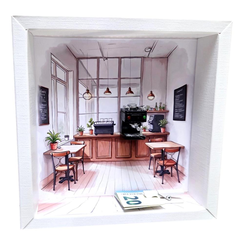 Preview: Geschenkverpackung Kaffeevollautomat für Geburtstag oder Ruhestand