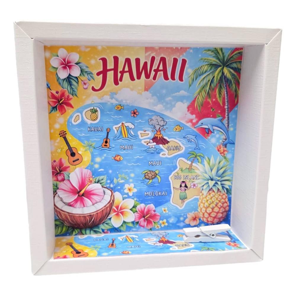 Preview: Geschenkbox Hawaii Urlaub Geldgeschenk Verpackung