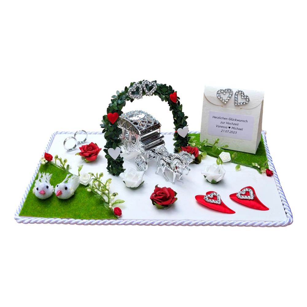 Geldgeschenk zur Hochzeit Im Rosengarten