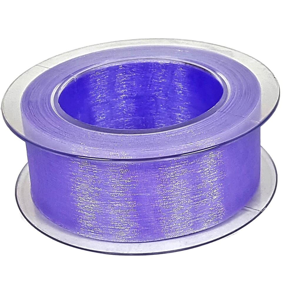 Preview: 1m Organza Band  40 mm Farbauswahl Preview: organzaband flieder 40mm