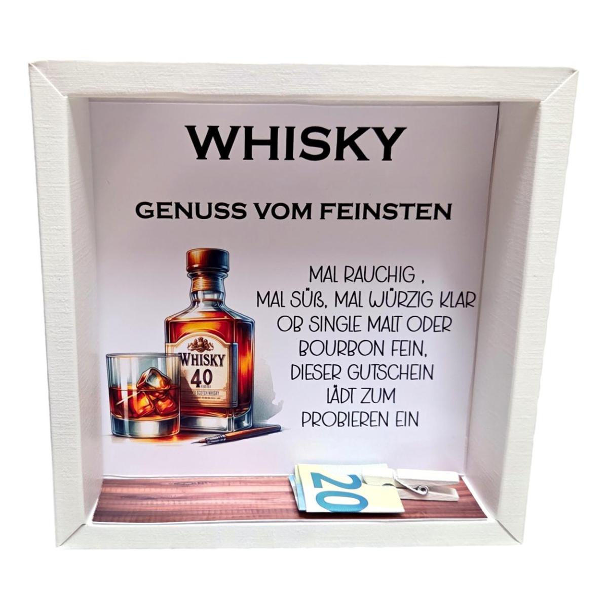 Geldgeschenkverpackung für Whiskykenner