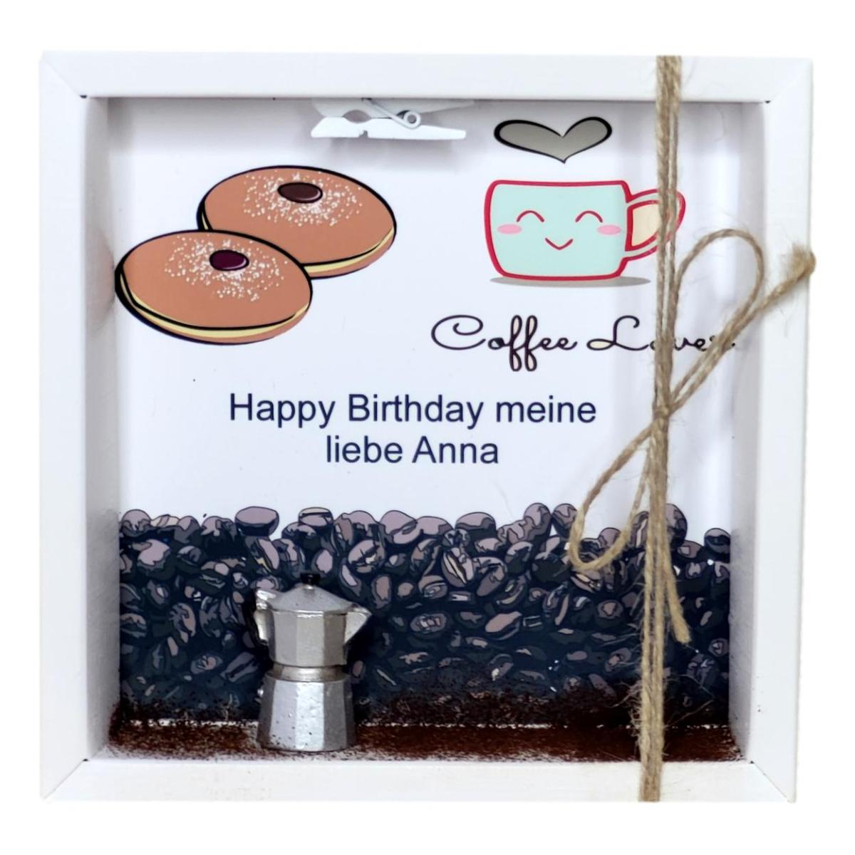 Geldgeschenkverpackung für Kaffeeliebhaber