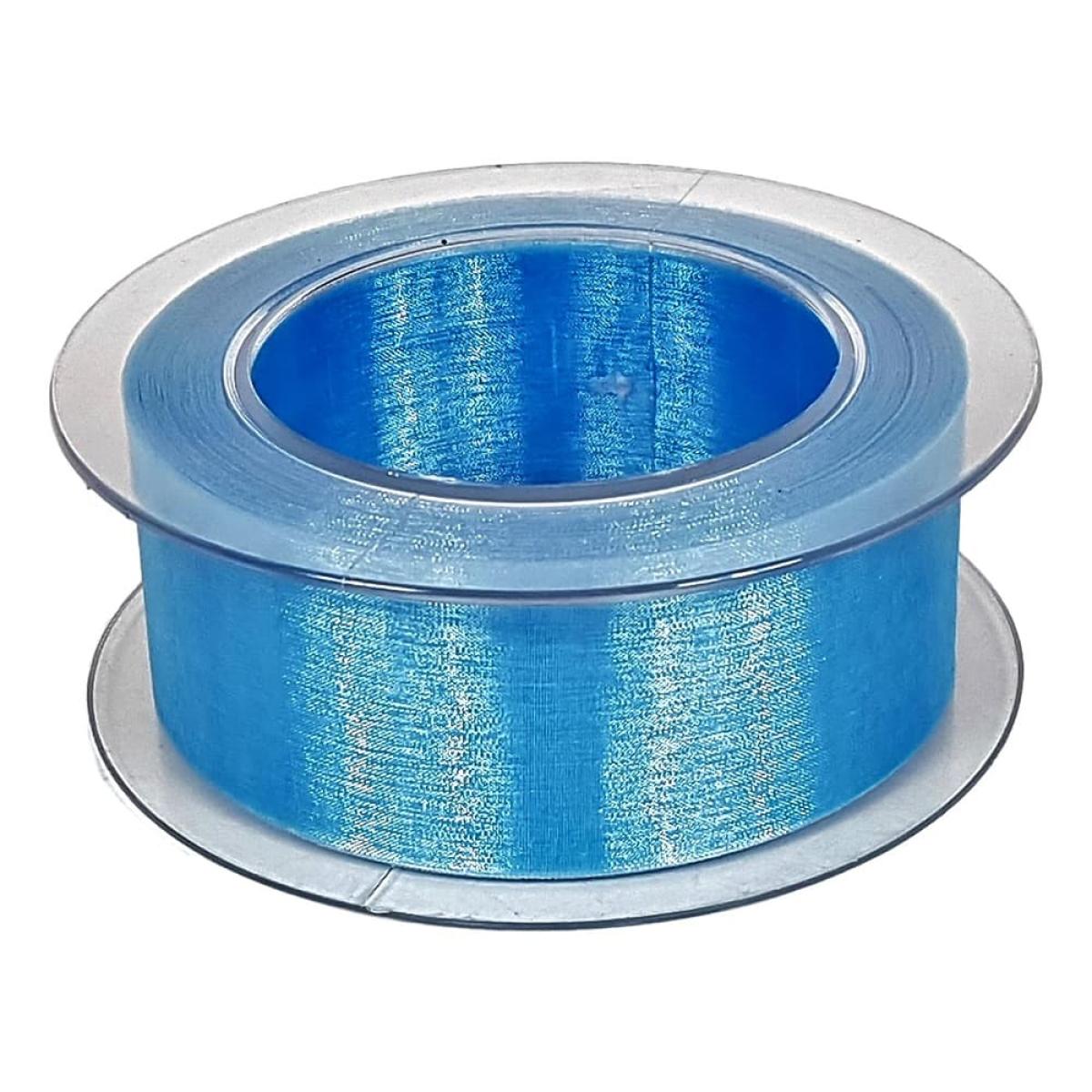 organza hellblau 40mm