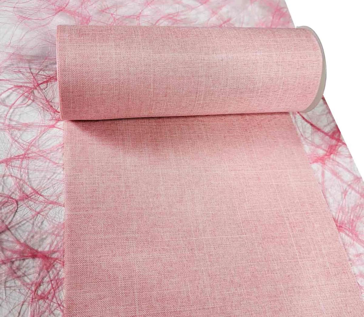 2 verschiedene Tischbänder in Rosa